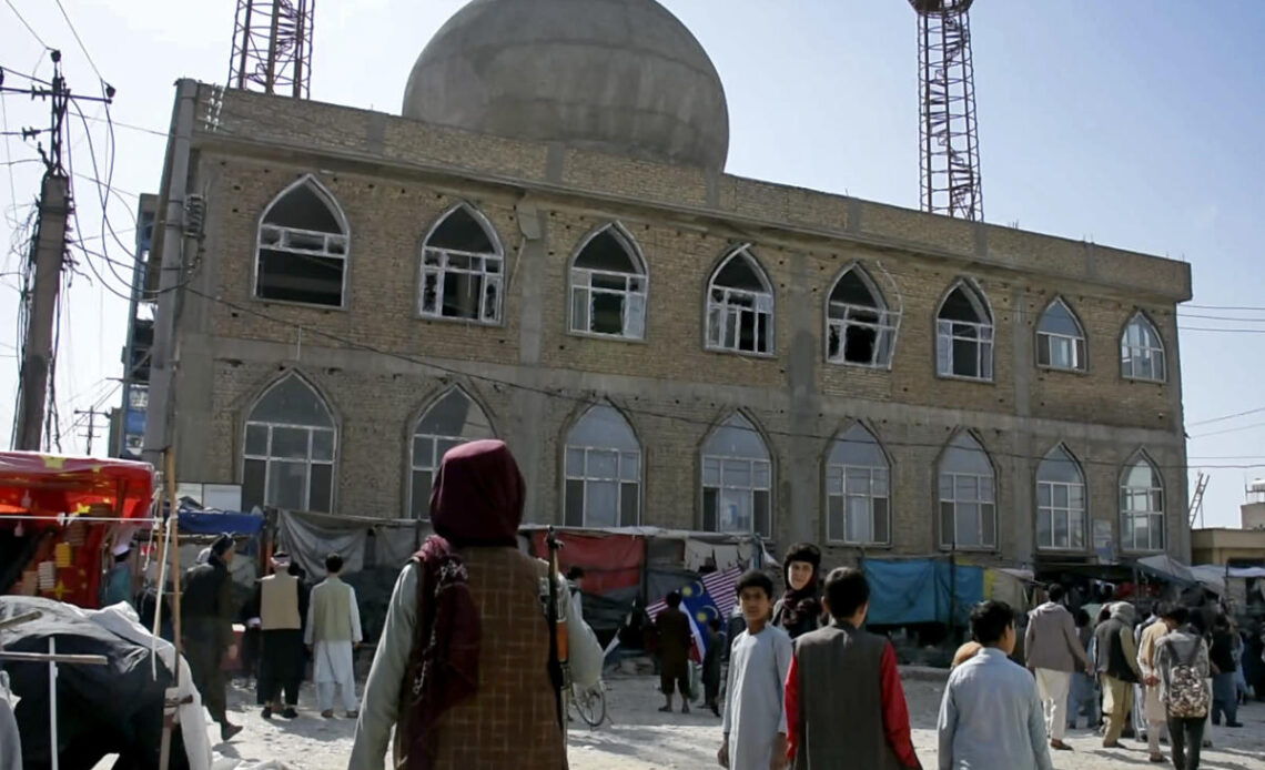 Death toll in Afghan mosque bombing rises to 33, Taliban say