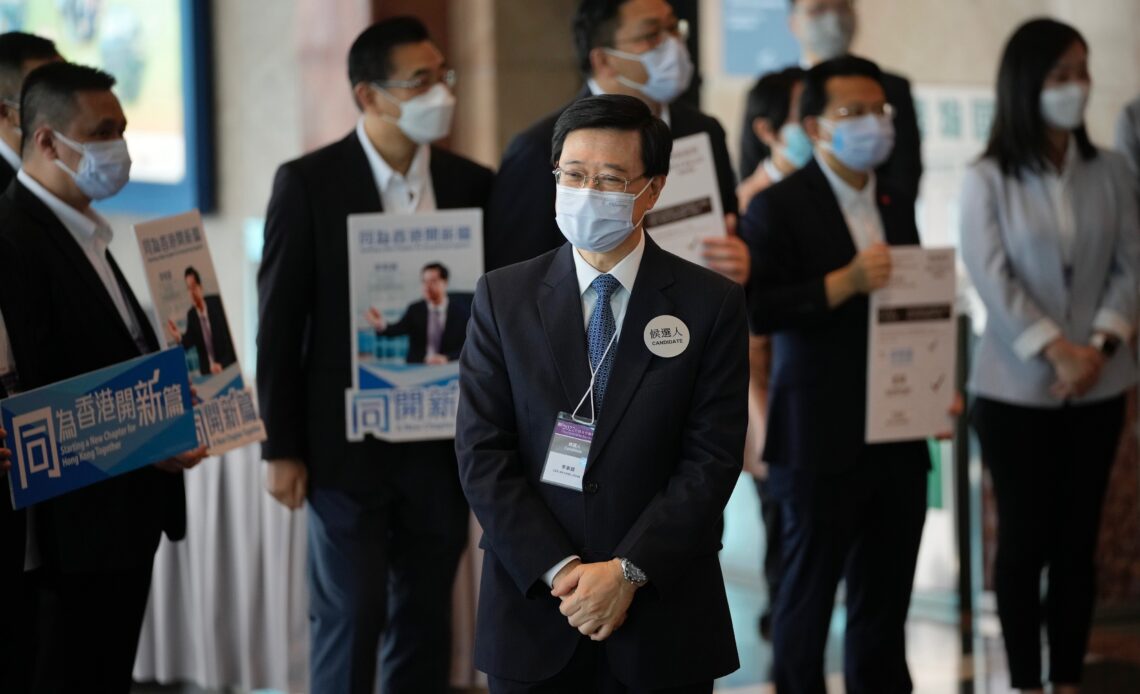 Beijing loyalist John Lee elected as Hong Kong’s next leader