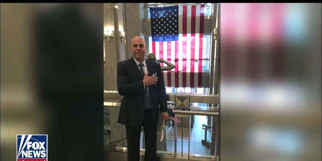 Amer Fakhoury after getting U.S. citizenship.