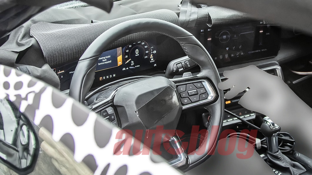 Ford Mustang next generation's interior exposed in spy photos