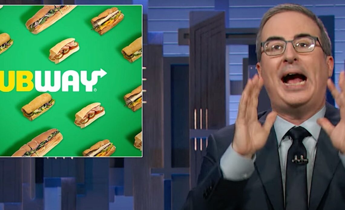 John Oliver Just Described The Most Unsettling Thing About Subway Sandwich Shops