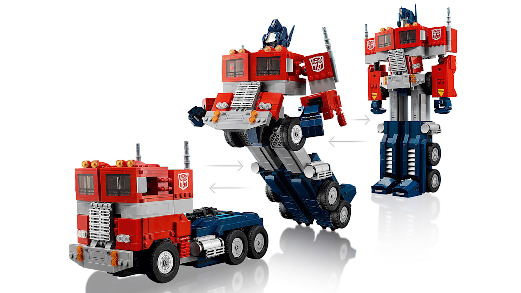 Lego's 1500-piece Optimus Prime actually transforms into a truck