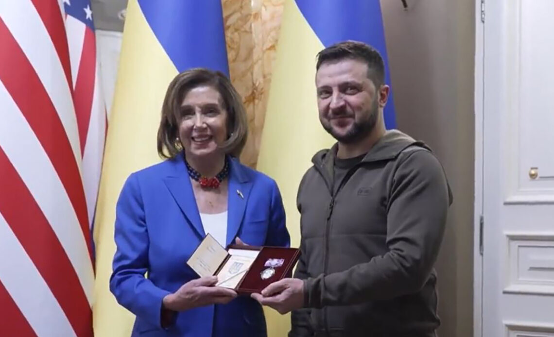 Pelosi brings Democratic delegation to Kyiv, meets with Zelenskyy during surprise visit