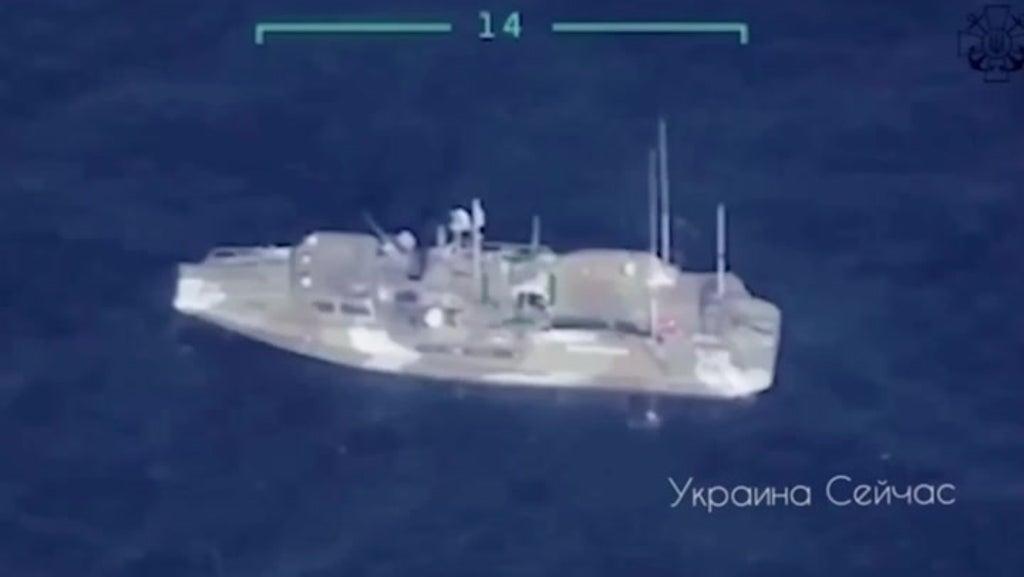 Ukraine destroys Vladimir Putin’s ‘parade boat’, armed forces claim