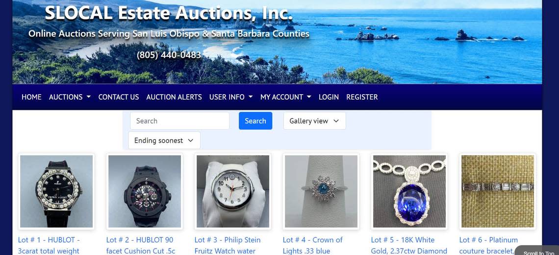 Auction by SLO County DA’s Office raises more than $115,000 for embezzlement victim