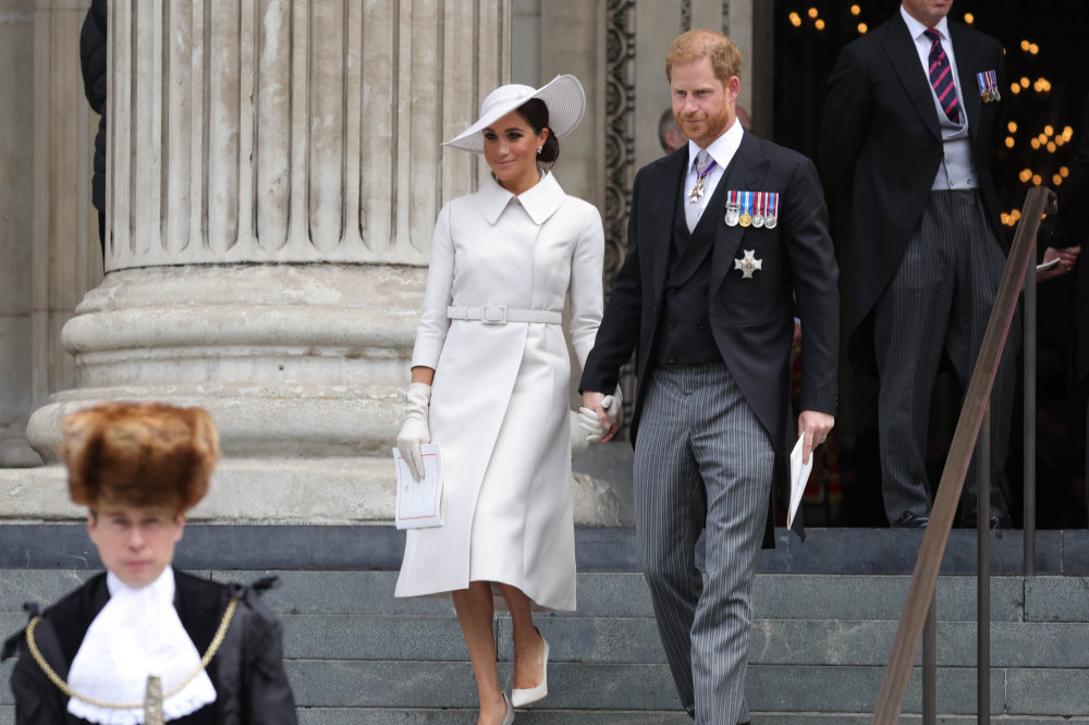 Duke and Duchess of Sussex in London last week