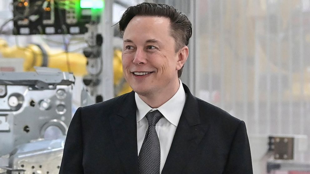 FILE - Tesla CEO Elon Musk attends the opening of the Tesla factory Berlin Brandenburg in Gruenheide, Germany, on March 22, 2022. A California judge has approved a request by Tesla CEO Elon Musk's adult daughter to change her name and gender on her b