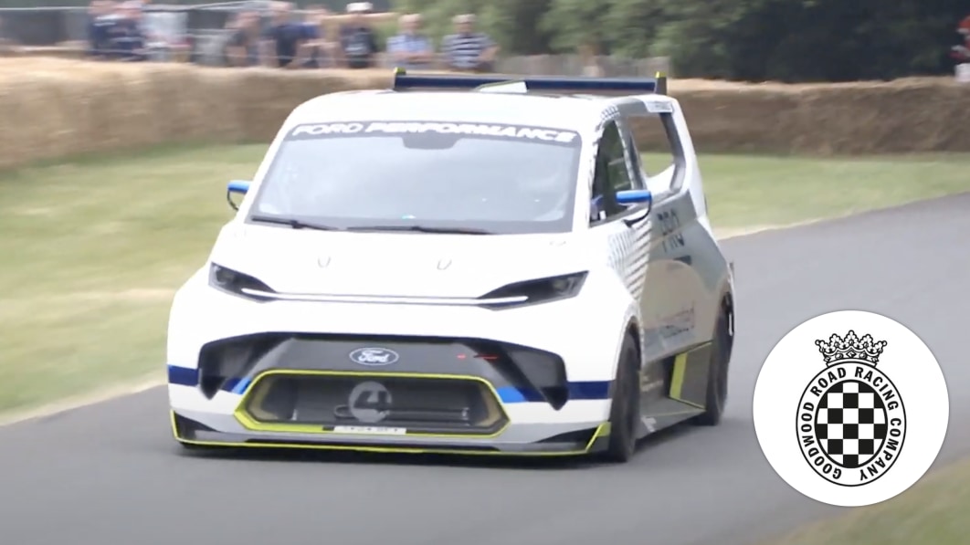 Ford Electric SuperVan shrieks with 2,000 hp at Goodwood Festival of Speed