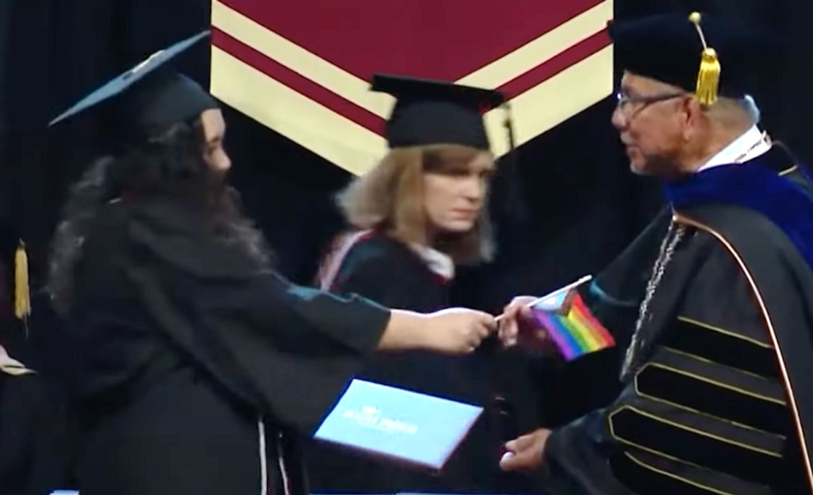 Graduating Students Go Viral For Perfect Protest Of School's Anti-LGBTQ Policy