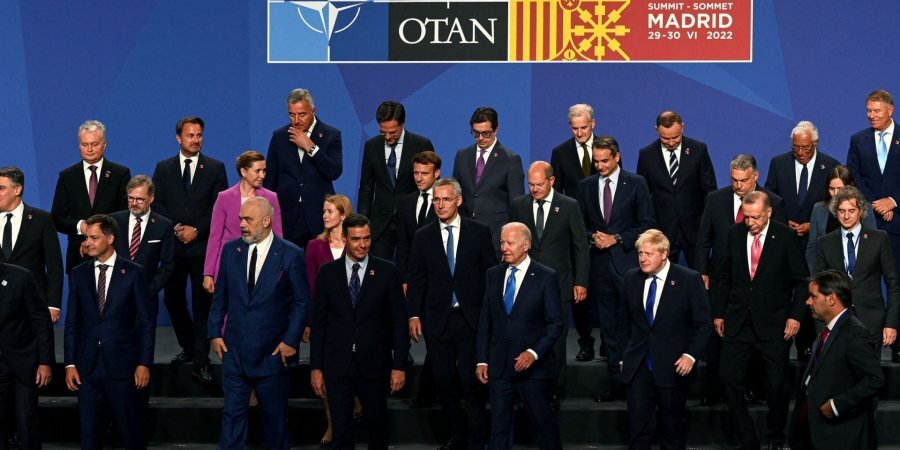 Participants in the NATO Summit in Madrid, June 29, 2022 (Photo:Kenny Holston/Pool via REUTERS)