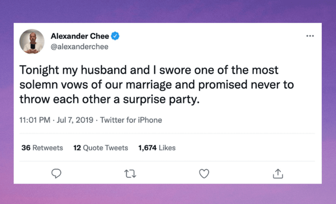 35 Really Funny Marriage Tweets From LGBTQ+ Couples