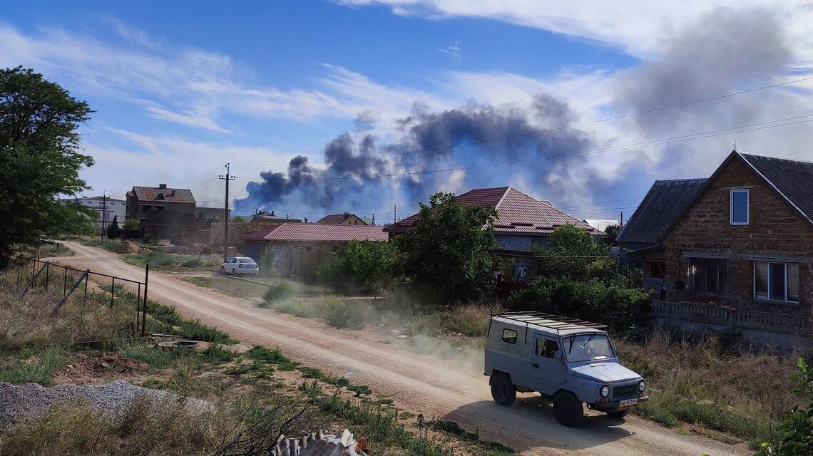 Blasts Rock Russian Air Base in Crimea