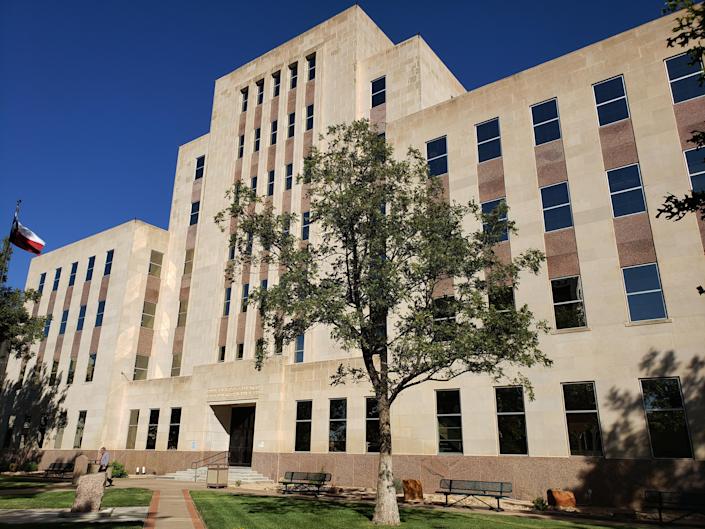 The Lubbock County Courthouse.