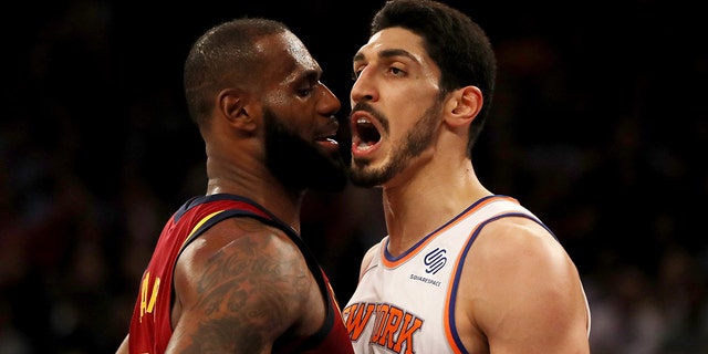LeBron James and Enes Kanter Freedom.