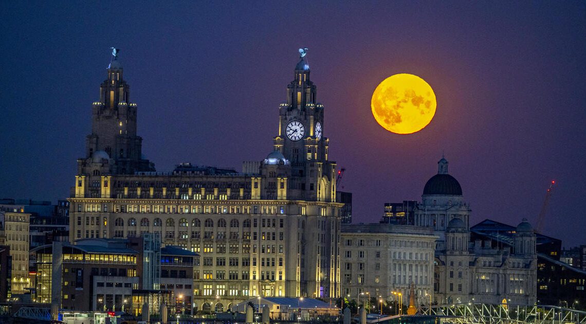 Sturgeon moon – the last supermoon of the year – captured in spectacular photos around the world