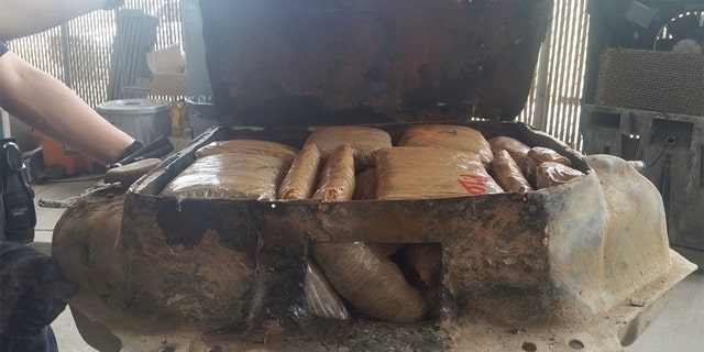 Border officers at the Port of Nogales, Arizona, seized fentanyl, methamphetamine and cocaine hidden in a gas tank on Thursday.