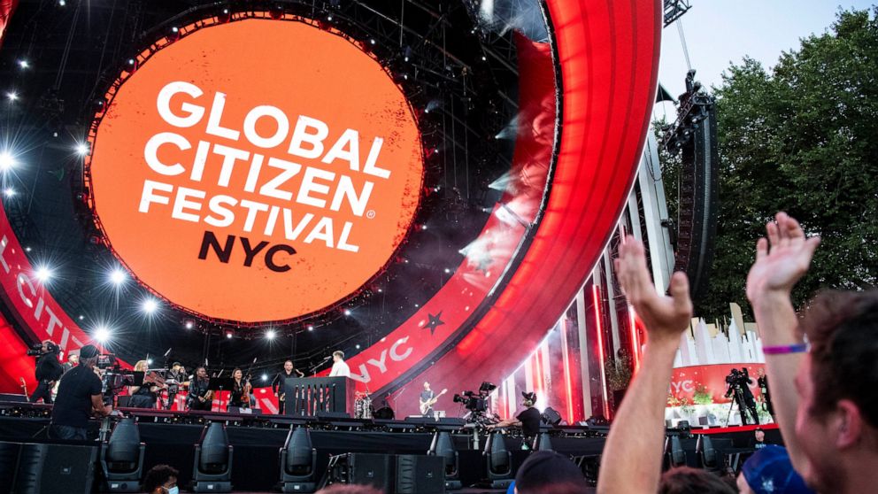 Charlie Puth performs at the Global Citizen Festival in Central Park in New York on Sept. 24, 2022. The 10th anniversary of the Global Citizen Festival, which included performances from Metallica, Mariah Carey and Usher, generated more than $2.4 bill