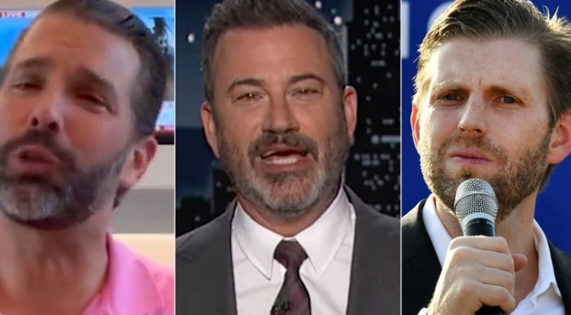 Jimmy Kimmel Shows Donald Trump Jr. And Eric Trump What Dad Really Thinks Of Them
