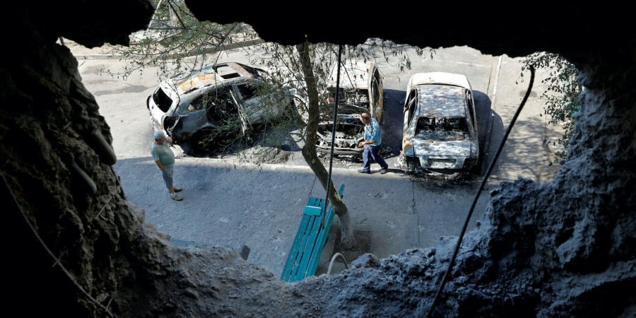 Enerhodar after shelling (Photo:REUTERS/Alexander Ermochenko)