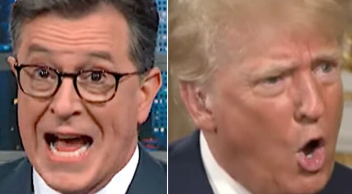 Stephen Colbert Spots New Trump Claim 'So Crazy' Even Sean Hannity Was Confused
