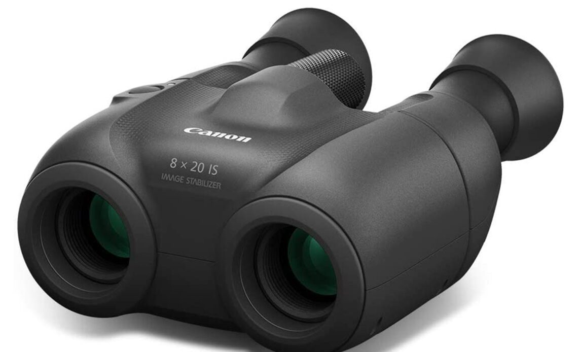 B&H Photo takes 10% off these Canon 8x20 IS binoculars and has a free gift