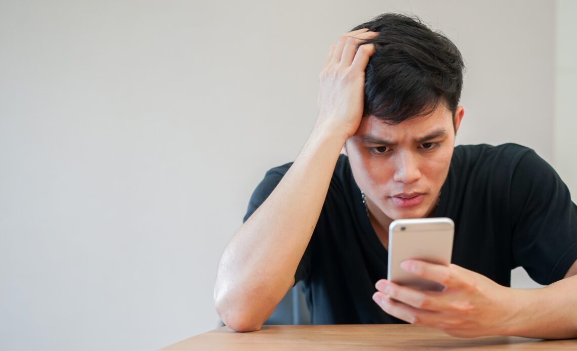 Man stunned at text from mother