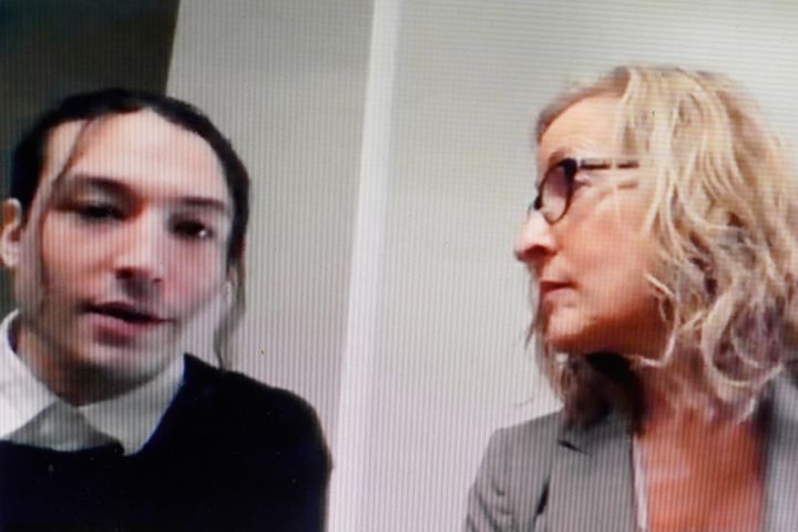 Miller appeared remotely for their arraignment from Burlington with attorney Lisa Shelkrot.