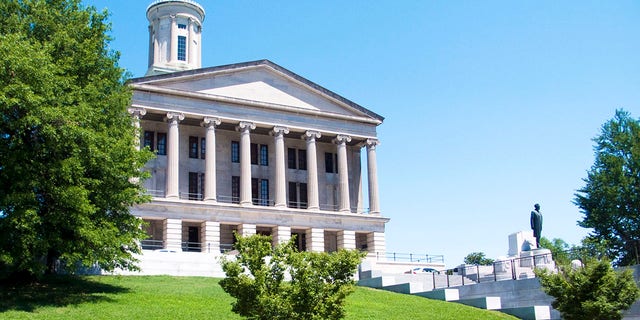 The Tennessee State Capitol, located in Nashville, TN.