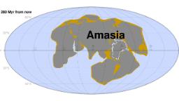 Supercontinent Amasia may form in about 300 million years