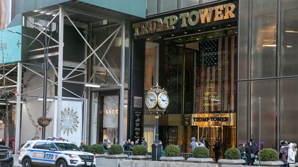 PHOTO: Trump Tower is visible in New York City on Feb. 20, 2022.