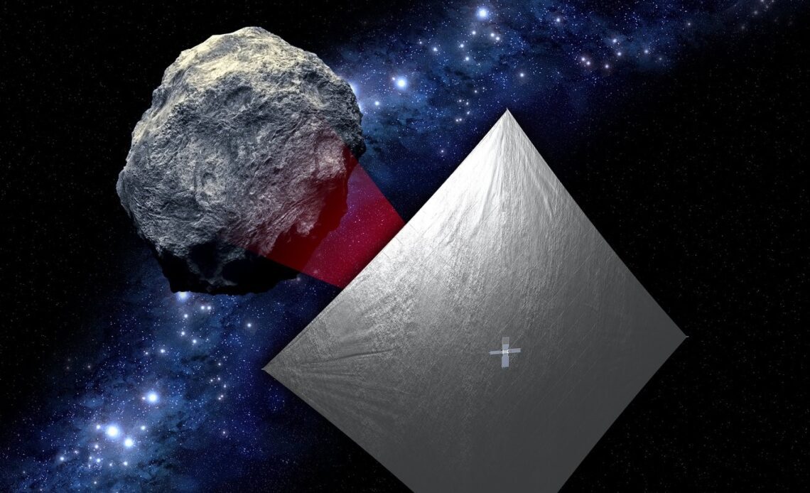 Artemis 1's solar-sailing asteroid probe may be in trouble