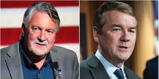 (L) Colorado Senate Candidate Joe O'Dea (R) Colorado Democratic Sen Michael Bennet