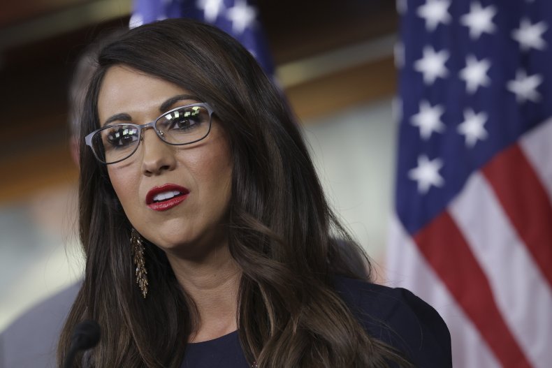 Lauren Boebert Speaks at the U.S. Capitol