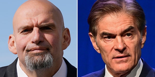 Democratic Senate candidate, Pennsylvania Lt. Gov. John Fetterman and Republican Senate candidate Dr. Mehmet Oz.