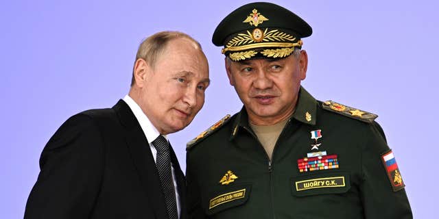 Russian President Vladimir Putin vows to strengthen Russia's military cooperation with its allies at the Army 2022 International Military and Technical Forum in the Patriot Park outside Moscow on Aug. 15, 2022.