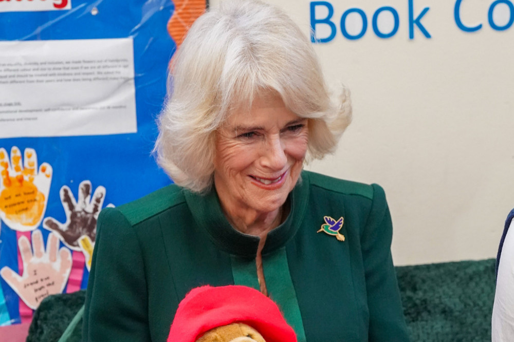 Queen Consort Camilla gave out Paddington Bears to children