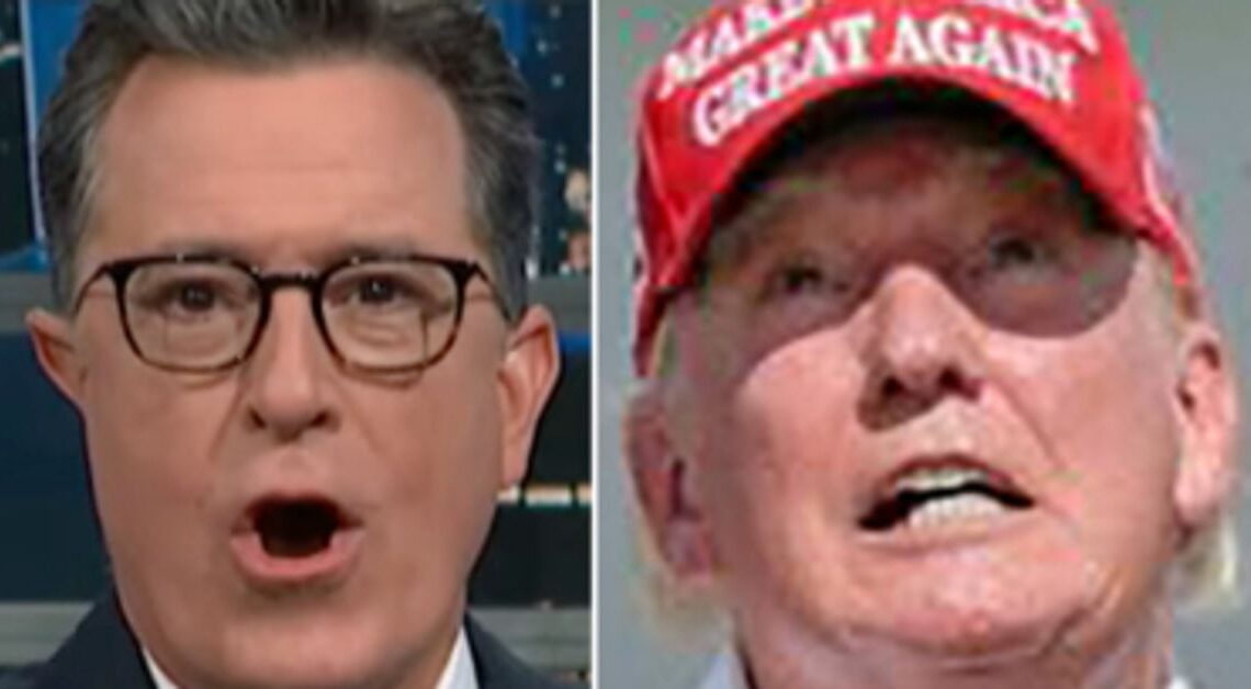 Stephen Colbert Hits The Jackpot With A Billion-Dollar Troll Of Trump