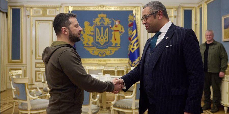 Zelenskyy held a meeting with James Cleverley during his visit to Kyiv (Photo:James Cleverly/Twitter)