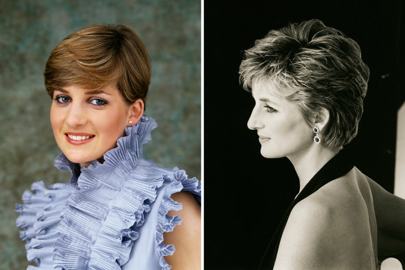 Princess Diana for British "Vogue"