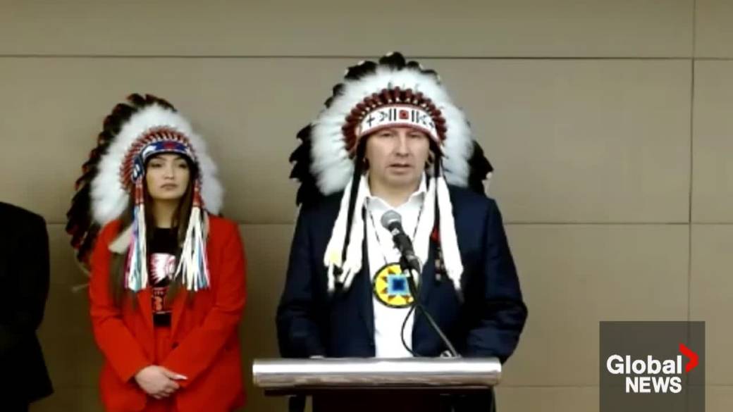 Click to play video: 'Treaty Chiefs call for Alberta, Sask.  sovereignty acts to be withdrawn'