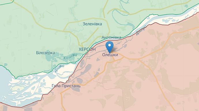 All collaborators taken out from Oleshky in Kherson Oblast