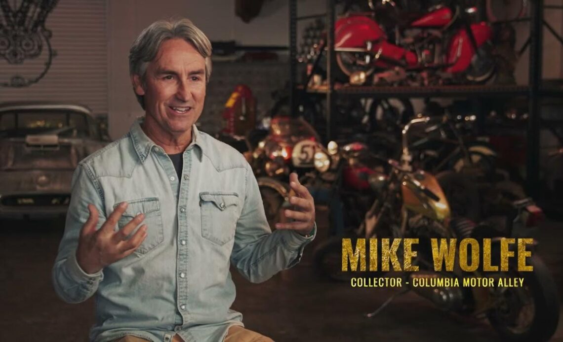 American Pickers Star Mike Wolf presents the "As Found Collection" Mecum Las Vegas Motorcycles 2023