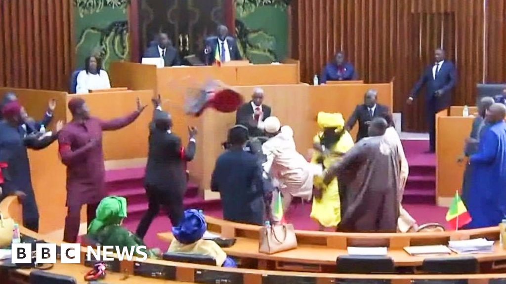 Senegal's parliament brawls after MP hits woman colleague