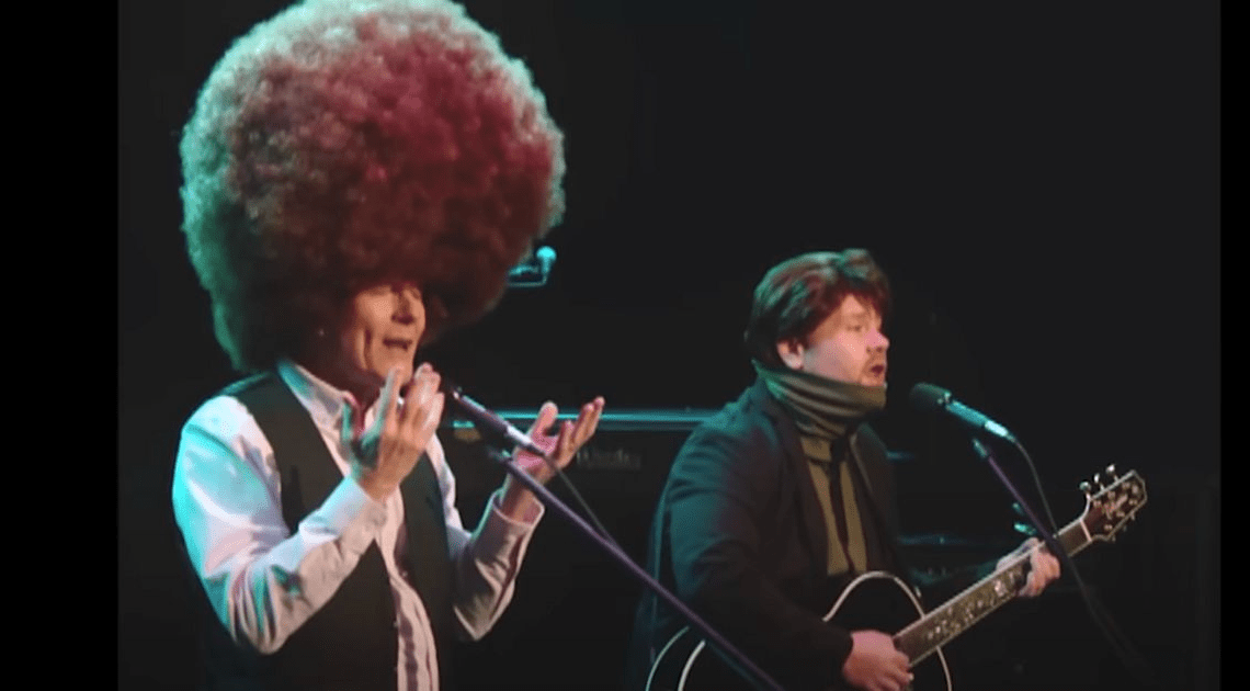 Bryan Cranston And James Corden Do Hair-Raising Sendup Of Simon & Garfunkel