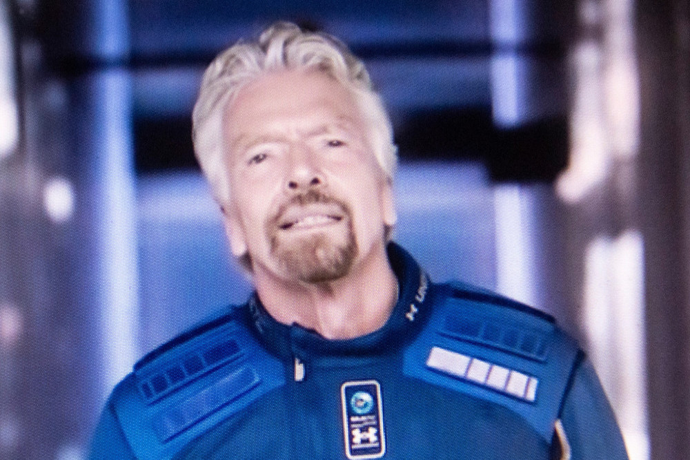 Sir Richard Branson had a surprise visitor