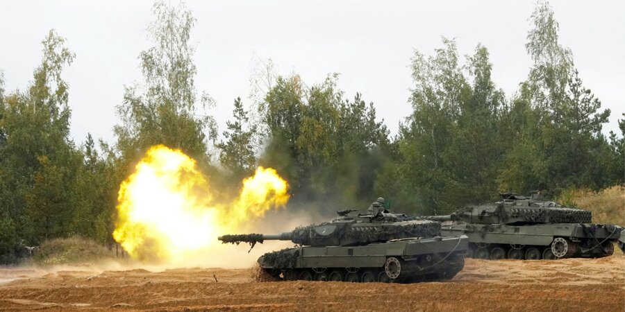 Leopard 2 tank (Photo:REUTERS/Ints Kalnins)