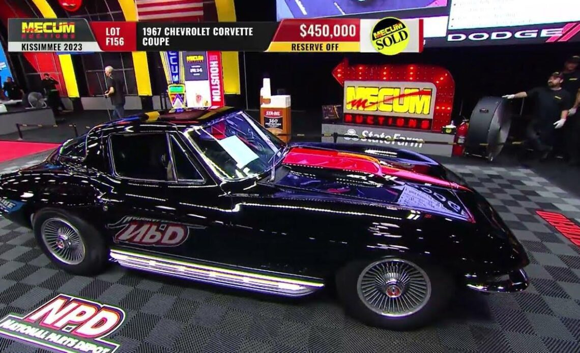 SOLD for $450,000 1967 Chevrolet Corvette Coupe // Mecum Kissimmee 2023