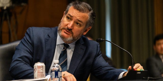 Senator Ted Cruz, a Republican from Texas, speaks during a Senate Foreign Relations Committee hearing in Washington, D.C., U.S., on Tuesday, March 8, 2022. 