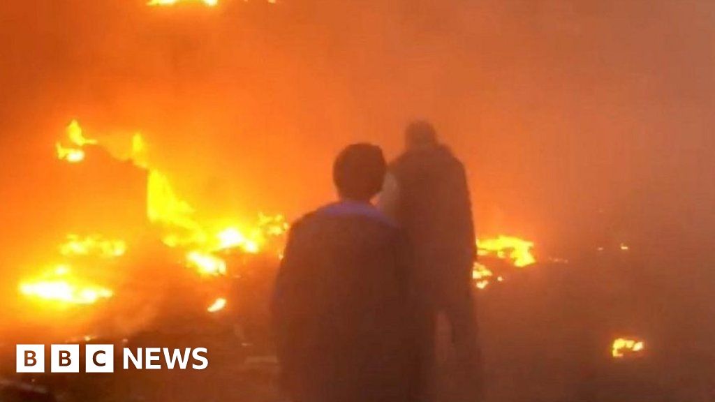 Ukraine: Scene of devastation after Brovary helicopter crash