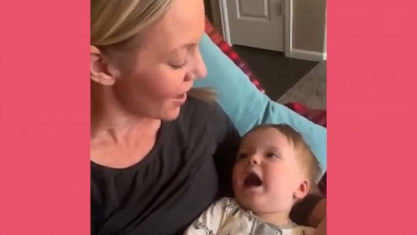 WATCH:  Watch this baby adorably sing along with his mom